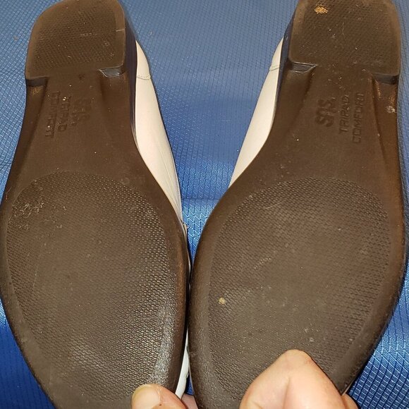 SAS Women's Tripad Comfort Slip-On Loafer, White Pearlized Leather, 6 M - Picture 7 of 9